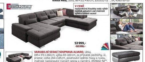 Variabilní sedací souprava ALVARO
