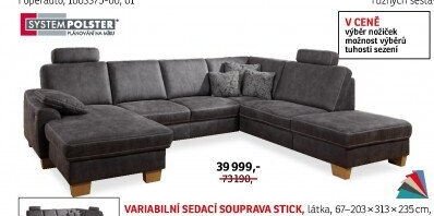Variabilní sedací souprava Stick