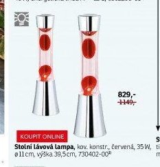 Stolní lávová lampa
