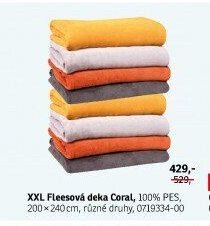 XXL Fleesová deka Coral