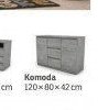 Komoda, 120x80x42 cm