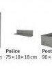 Police, 75x18x18 cm