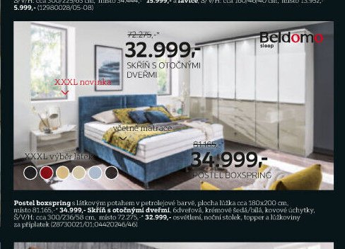 Postel boxspring