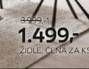 ŽIDLE, CENA ZA KS