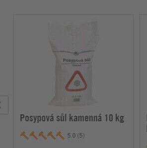 Posypová sůl kamenná 10 kg