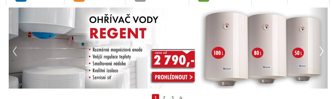 Ohřívač vody Regent