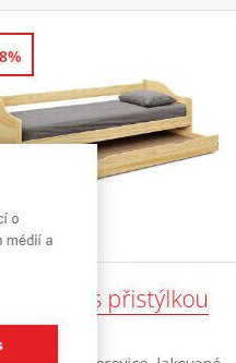 Postel s přistýlkou