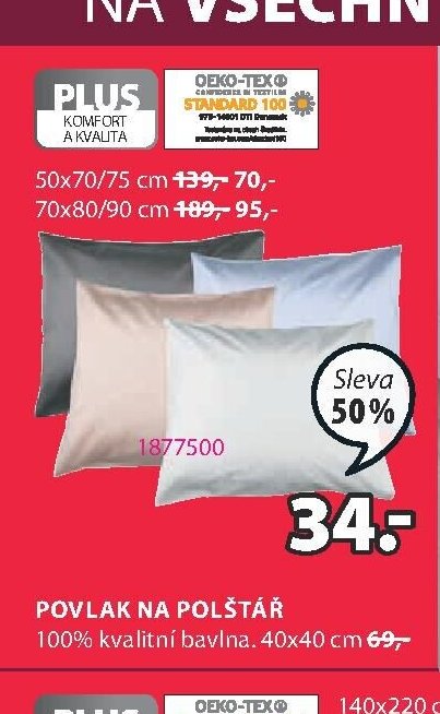 Povlak na polštář