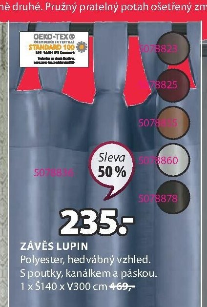 Závěs Lupin