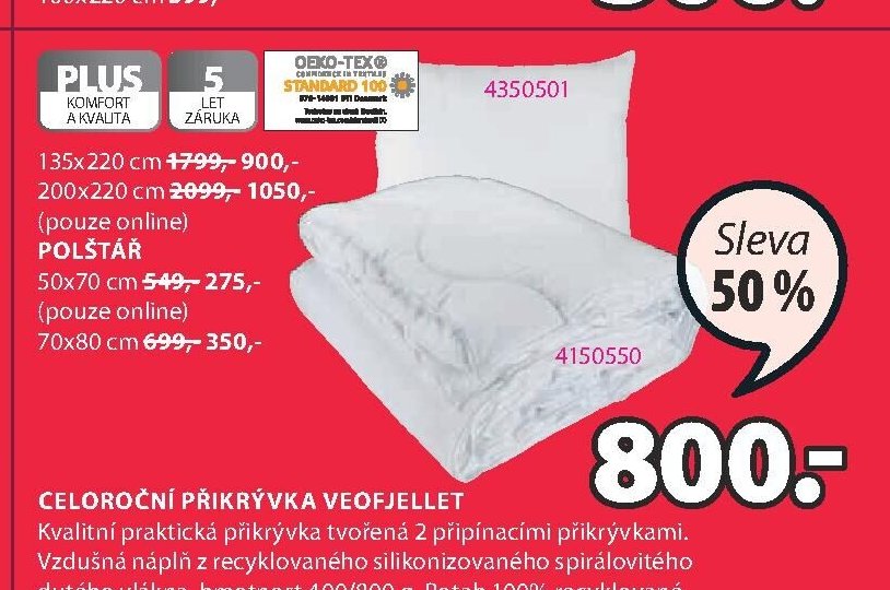 Celoroční přikrývka VEOFJELLET