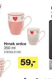 Hrnek srdce