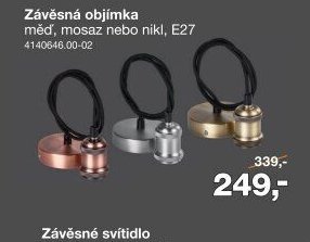 Závěsná objímka