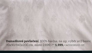 Damaškové povlečení