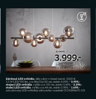 Závěsné LED svítidlo