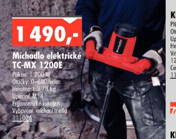 Míchadlo elektrické TC-MX 1200E