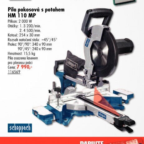 Pila pokosová s potahem HM 110 MP