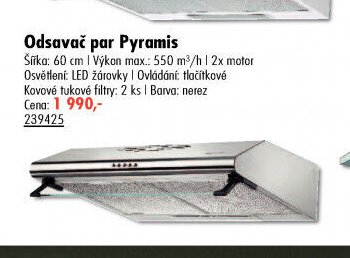 Odsavač par Pyramis