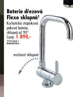 Baterie dřezová Flexo sklopná