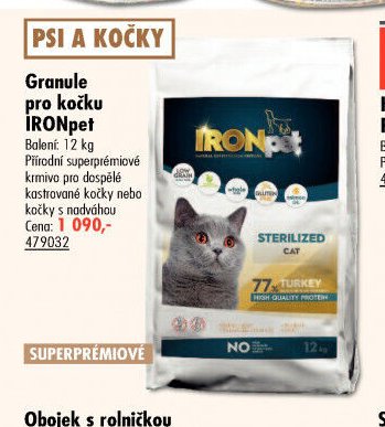 Granule pro kočku IRONpet