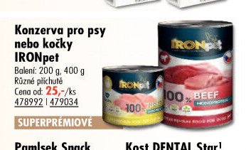Konzerva pro psy nebo kočky IRONpet