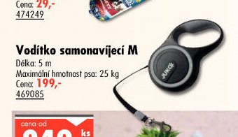 Vodítko samonavíjecí M