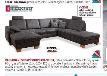 Variabilní sedací souprava Stick