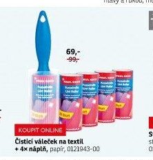 Čisticí váleček na textil + 4x náplň