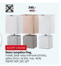 Stolní lampička Ping