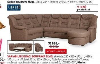 Variabilní sedací souprava ELVIS