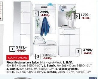 Předsíňová sestava Spice