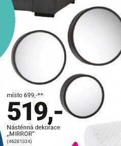 NÁSTĚNNÁ DEKORACE „MIRROR“