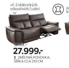 3 2místná pohovka