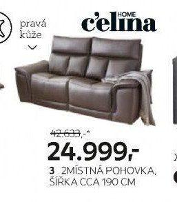 3 2místná pohovka