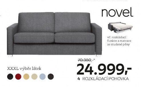 4 rozkládací pohovka