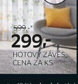 Hotový závěs