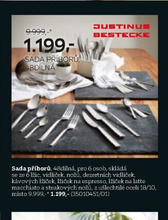 Sada příborů, 48dílná