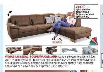 Variabilní sedací souprava Garland