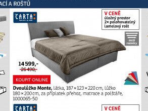 Dvoulůžko Monte