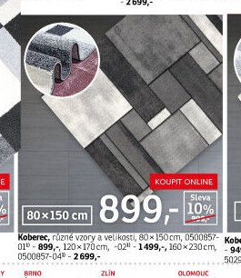 Koberec (různé vzory)
