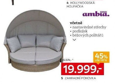 Zahradní pohovka