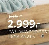 Zásuvka pod postel, cena za 2 ks