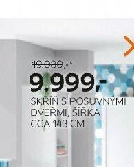 SKŘÍŇ S POSUVNÝMI DVEŘMI