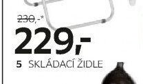 Skládací židle