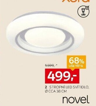 Stropní LED svítidlo, cca 38 cm