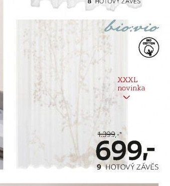 Hotový závěs