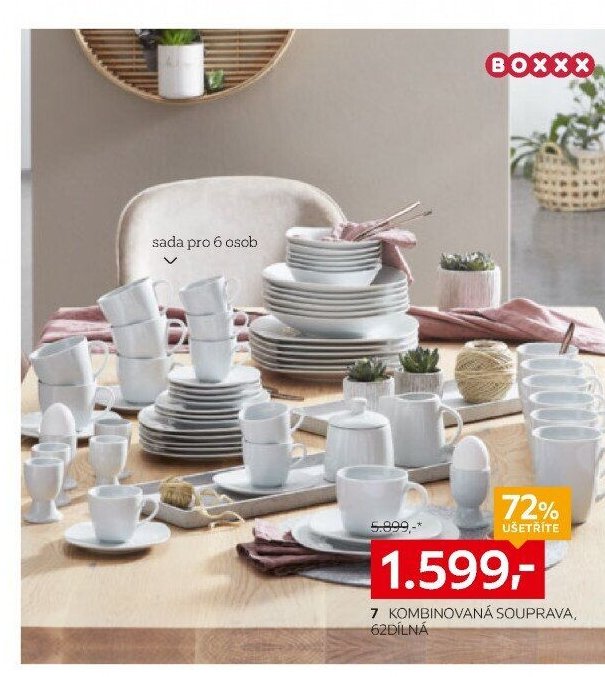 7 KOMBINOVANÁ SOUPRAVA, 62DÍLNÁ