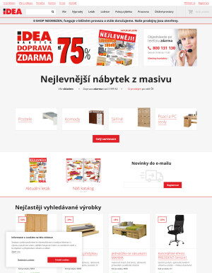 akční leták IDEA nábytek 1.3.2022-7.3.2022
