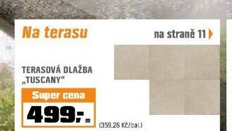 Terasová dlažba „Tuscany“