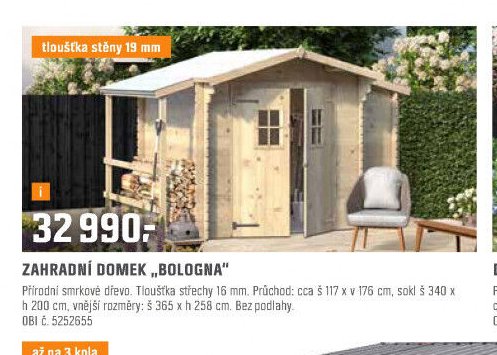Zahradní domek „Bologna“