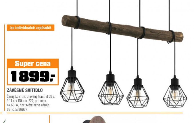 ZÁVĚSNÉ SVÍTIDLO